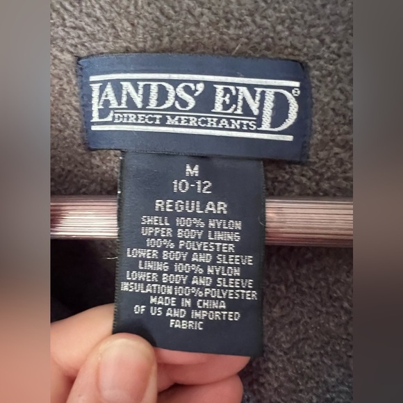 Lands End Women’s Size M 10-12Insulated Waterproof Parka Ski Coat - Picture 2 of 3